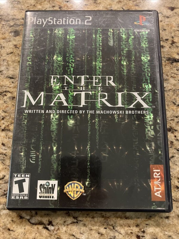 Enter the Matrix (PlayStation 2, PS2, 2003) Black Label - Complete & Tested