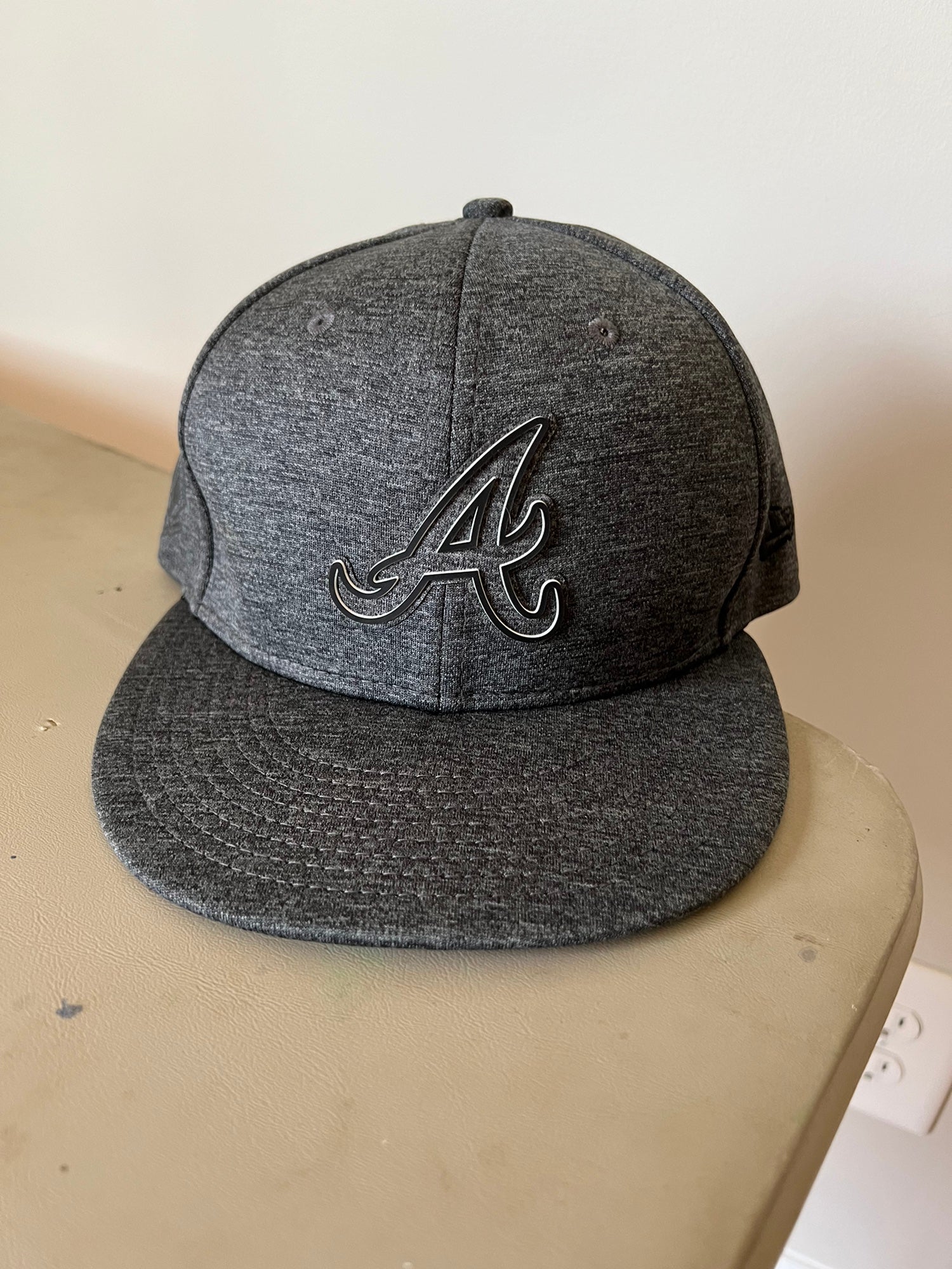 Atlanta Braves Script Logo Clean Up Adjustable Hat, Adult One Size Fits All