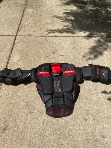 Used Large CCM Extreme Flex Shield Pro Goalie Chest Protector