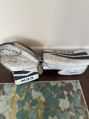 Used Junior CCM Extreme Flex II 760 Glove and Blocker set