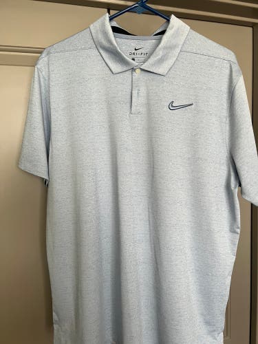Blue Men’s Large Nike Dri-Fit Golf Polo - New without tags