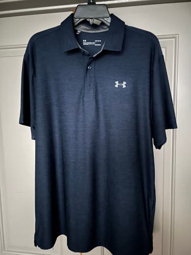 Used 2 Shirt Under Armour Golf Polo Combo