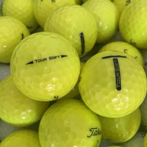 6 DOZEN  TITLEIST TOUR SOFT YELLOW 5AAAAA MINT GOLF BALLS
