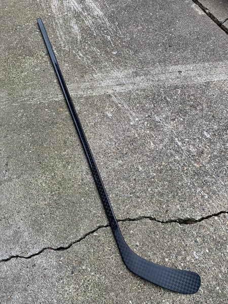 All Black Pro Stock Hockey Stick RH SidelineSwap Buy and Sell