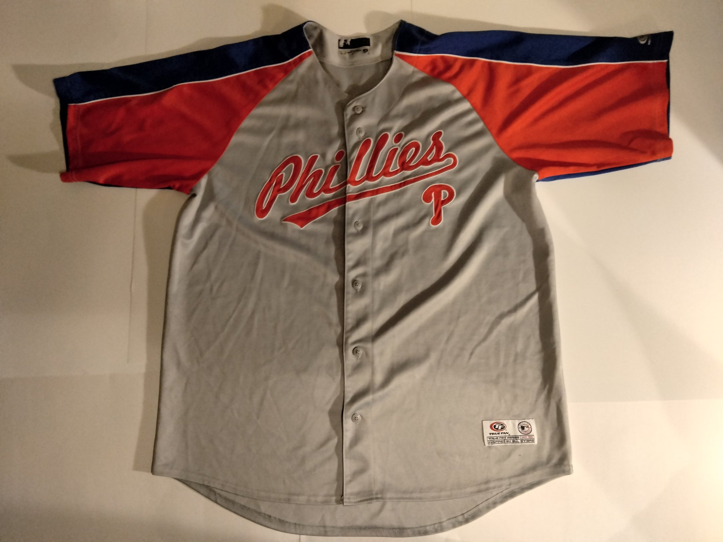 Philadelphia Phillies Button Up Jersey Shirt