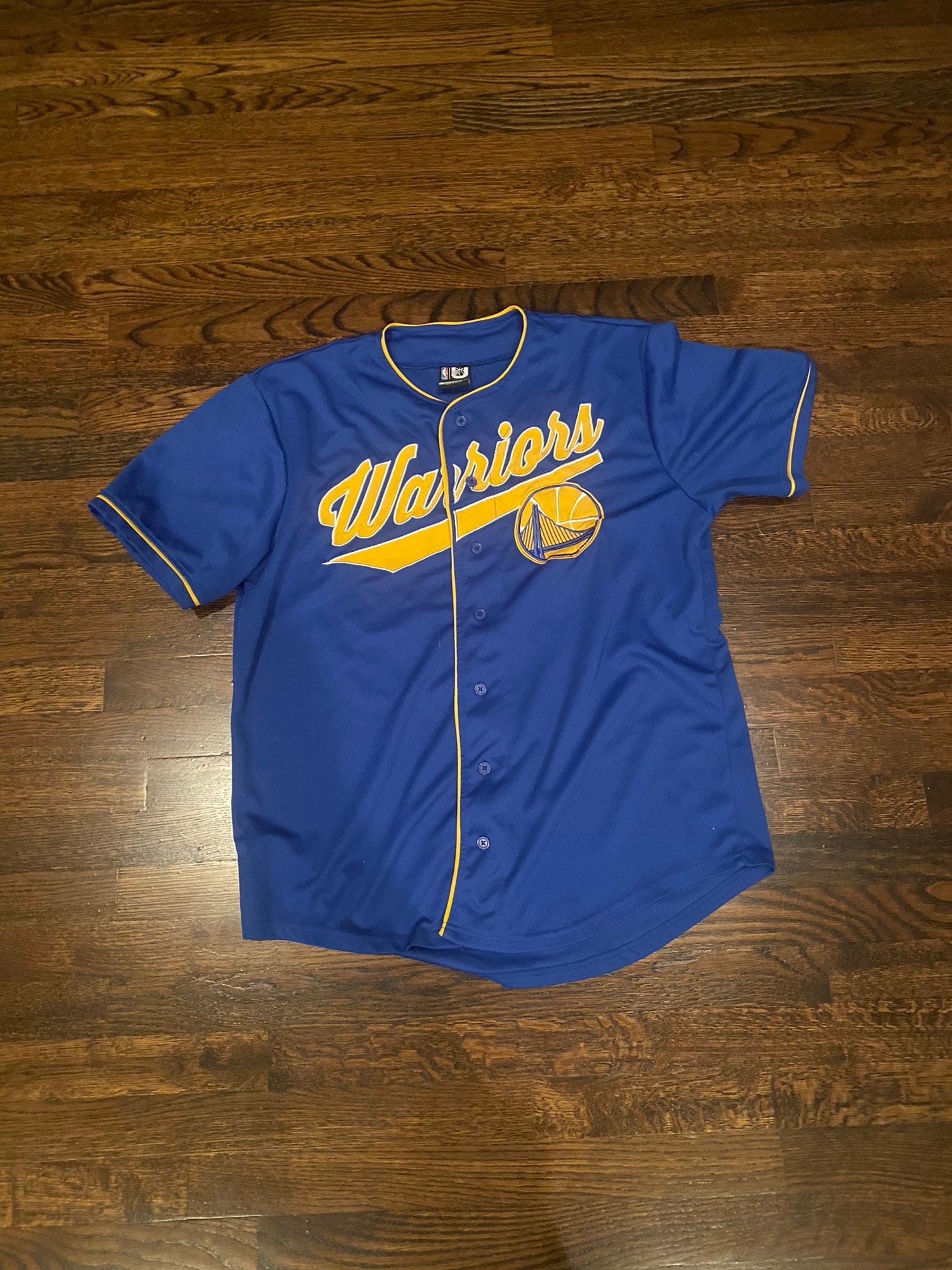 Golden State Warriors Baseball jersey, Adult XXL