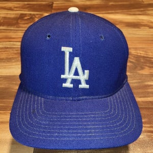 Vintage Rare LA Dodgers MLB Sports Specialties Plain Logo Fitted Hat Cap 7 1/4