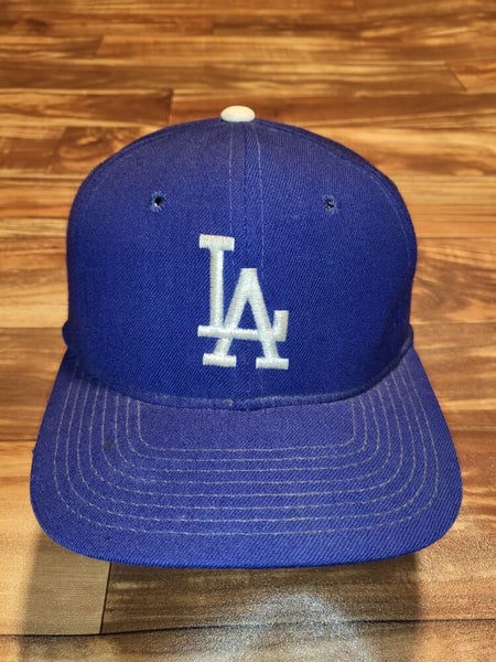 Vintage Rare LA Dodgers MLB Sports Specialties Plain Logo Fitted Hat Cap 7  1/4