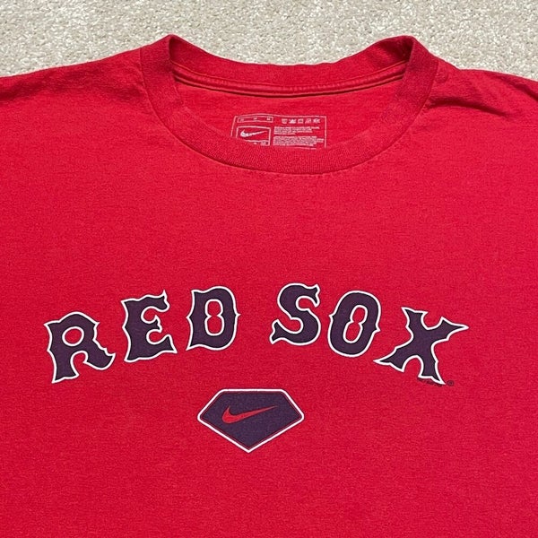 Boston Red Sox Nike MLB T-Shirt - Medium Red Cotton