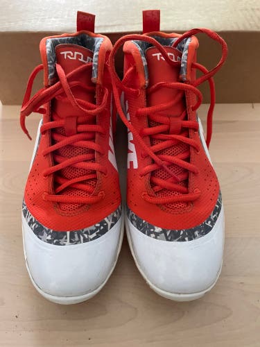 Orange Men's Metal Low Cut Trout Baseball