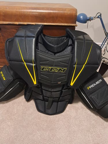 Used Large CCM Premier Pro Goalie Chest Protector