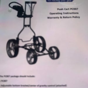 Golf bag cart with 4 wheels new
