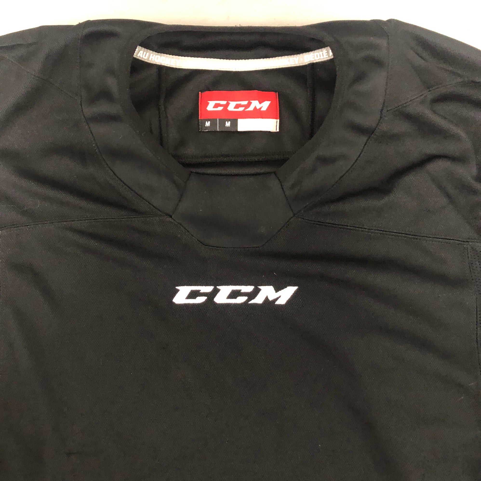 CCM Senior 6000 Hockey Practice Jersey, Size: Large, White