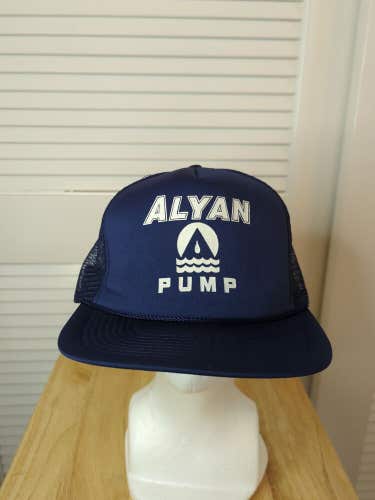 Vintage Alyan Pump Mesh Trucker Snapback Hat Toppers