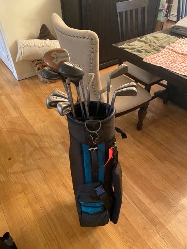 Men's Right Handed 12 Pieces Spalding Executive Clubs (Full Set)