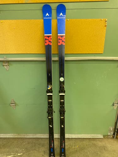 (Freshly Ground) Used 193cm 2021 Dynastar FIS GS skis  (W/ Bindings)