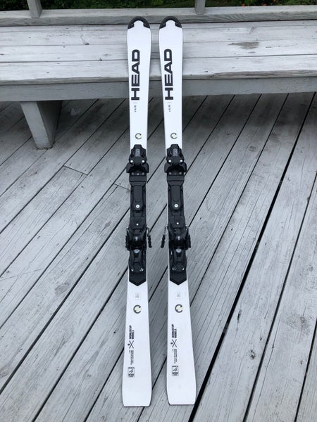 Used Unisex 2022 HEAD Racing World Cup Rebels e-SL RD FIS Skis With  Bindings Max Din 16