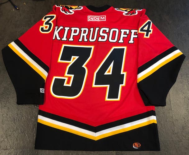 CCM 550 Calgary Flames KIPRUSOFF Home Jersey MEDIUM