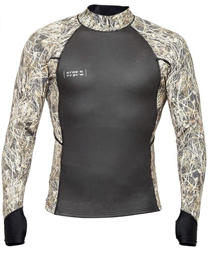 NEW Wetsox Mens Wetsuit Top CAMO Size Small, Medium - MSRP $75 - BLOW OUT SALE!