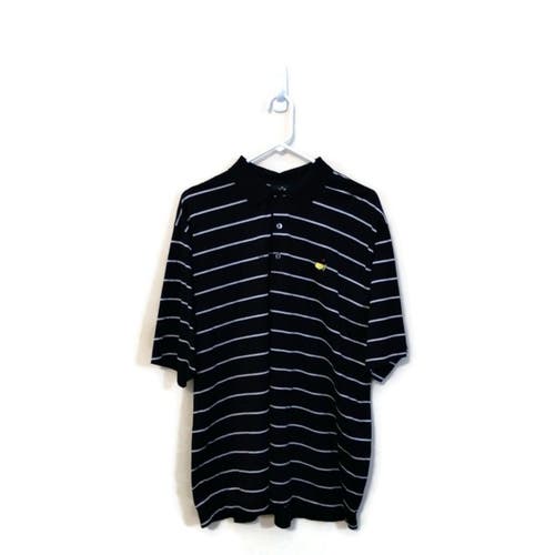 Classic Collection Masters Golf Black Polo Shirt Sz Xlarge