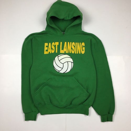 Vintage M.J. Soffe East Landing High School Volleyball Hoodie Sweatshirt Sz M