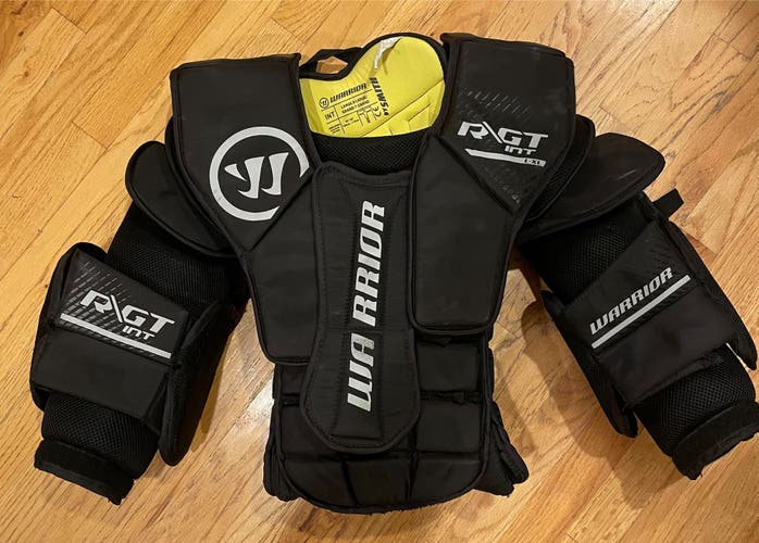Used Int L/XL Warrior  Ritual R\GT Goalie Chest Protector