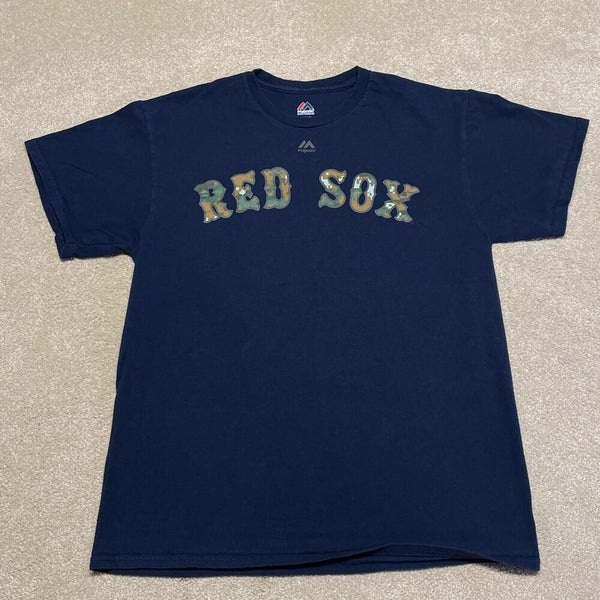 David Ortiz Boston Red Sox T Shirt Men Small Adult Camo MLB