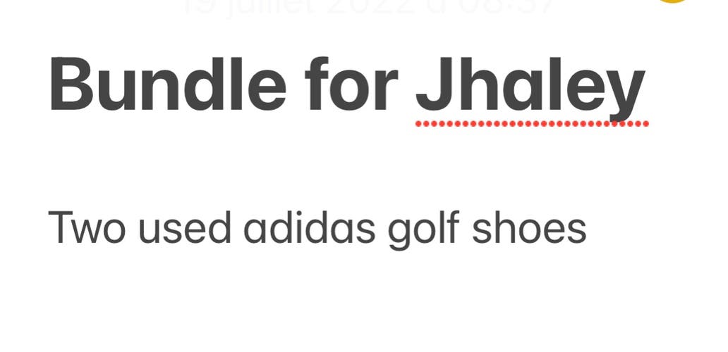 Adidas golf shoes (2 pair)