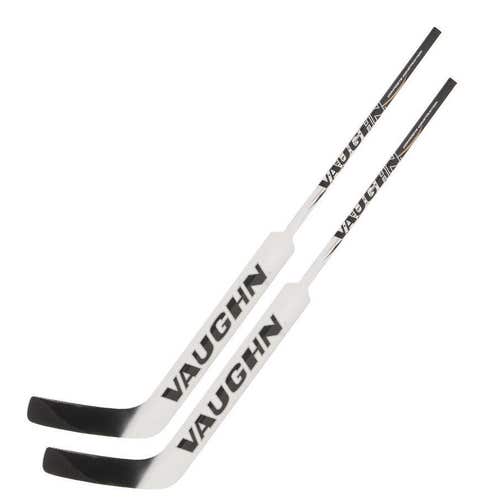New 2 pack Vaughn 7990 pro hockey sr goalie composite stick sticks left 26 white