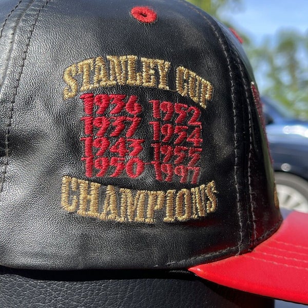 Vintage Detroit Red Wings Stanley Cup Championship Hockey 