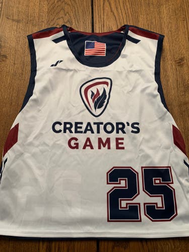 Sublimated lacrosse reversible jersey