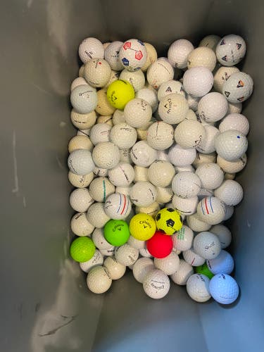 100 ASSORTED GOLF BALLS !!!