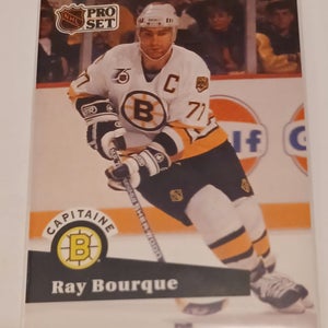 Mint Ray Bourque Pro Set 1992 fully in French