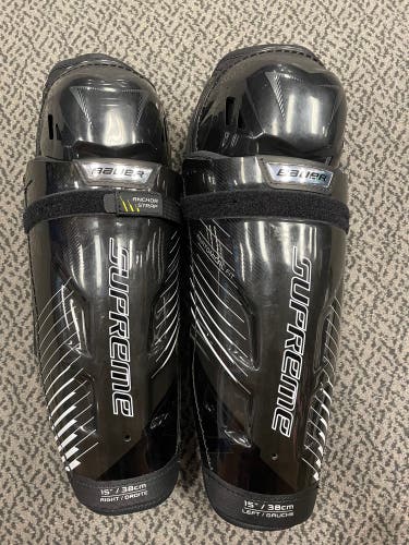 Bauer Supreme S190 size 15” shin pads