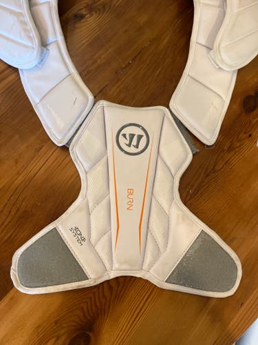 Used Large Warrior Burn Hitman Shoulder Pads