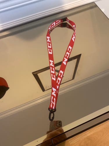 New Red CCM Lanyard