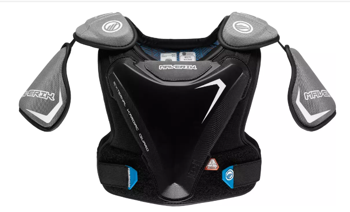 Used Medium Maverik Charger Shoulder Pads - Excellent Condition - Legal for 2022 Rule Changes