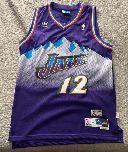 Hardwood Classics John Stockton Away Jersey