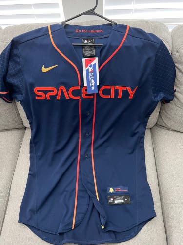Houston Astros Space City City Connect Authentic Jersey
