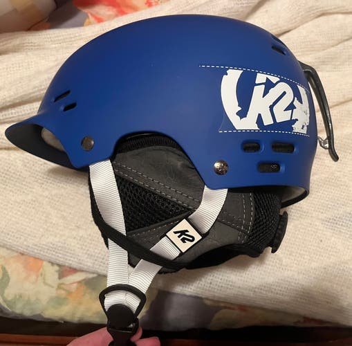 NEW High End $80 K2 Thrive Snowboard Helmet Adult Fully Adjustable Small Blue