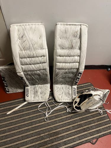 All White Senior CCM Eflex 4 34+1