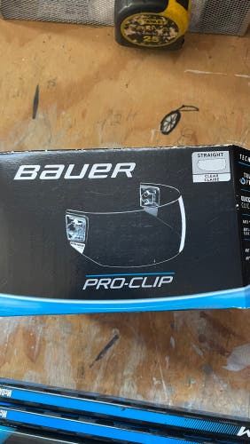 Bauer Visor Pro Straight Visor Clear