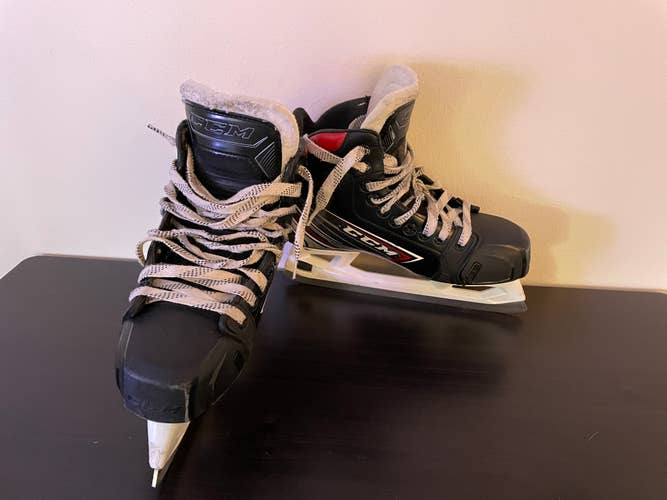 Senior Used CCM FT460 Hockey Goalie Skates Regular Width Size 6.5
