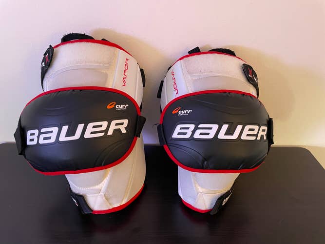 Used Bauer Vapor 1X Knee Guards Sr.