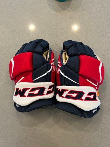 Washington Capitals Irwin CCM Jetspeed Gloves 14 in
