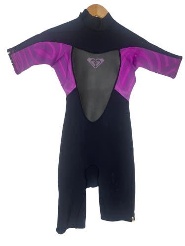 Roxy Girls Shorty Wetsuit Childs Youth Size 14 Syncro 2/2