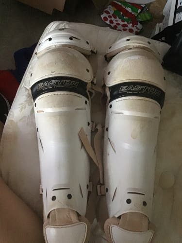 Used Adult Easton Catcher's Leg Guards