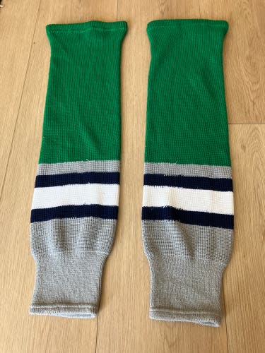Used Large CCM Knit Socks -Whalers