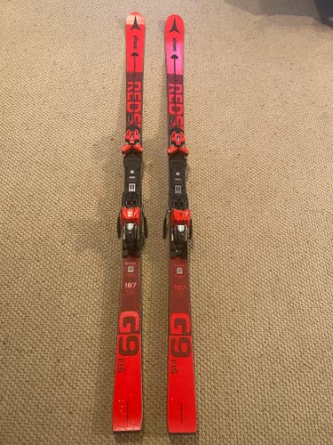 Used 2021 Atomic Racing Redster FIS GS Skis With Bindings Max Din 16