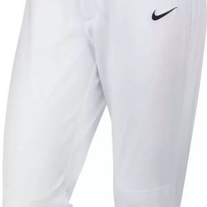 VGC Nike Vapor Pro 3/4 Dri Fit Softball Pants White Size Small